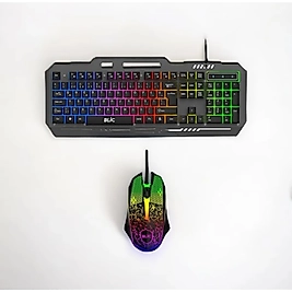 Blic Mekanik Hisli Rgb Işıklı Oyuncu Klavye Mouse Set
