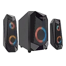 Mikado MD-2021 MOKAN 2+1 Aux-In&Bluetooth RGB Işıklı Oyuncu Speaker