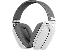 RAMPAGE Blitz Wireless 2.4G+ Bluetooth Mikrofonlu Kulak Üstü Oyuncu Kulaklığı Beyaz Gri
