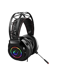 Rampage Miracle-X5 Siyah RGB LED 7.1 Surround Sound System Mikrofonlu Oyuncu Kulaklığı