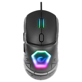Hyalo   M1   Değiştirilebilir   3   Kapaklı   RGB   12000   Dpi   Oyuncu   Mouse-Siyah
